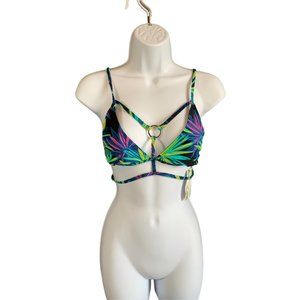 Bikini Top by Envya Size Small Skimpy Cut-Out
